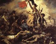 Eugene Delacroix The 28ste July De Freedom that the people leads USA oil painting artist